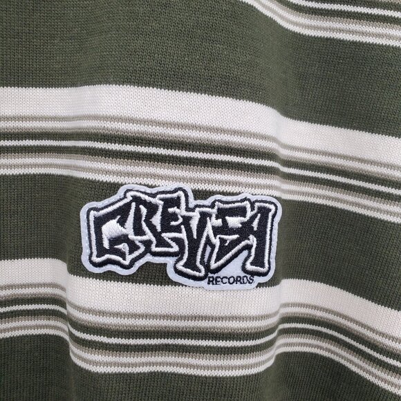 G59 Records Striped Short Sleeve Shirt Top Men Size Large NWT $uicideboy$ Merch - Picture 2 of 12